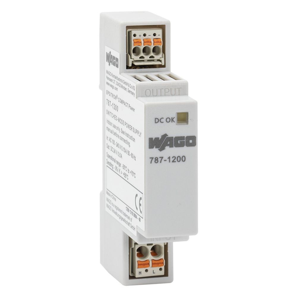 Wago Stromversorgung Compact 787-1200, 24V 0,5A 12W, 90x18x90mm... WAGO-787-1200 4055143812184 (Abb. 2)