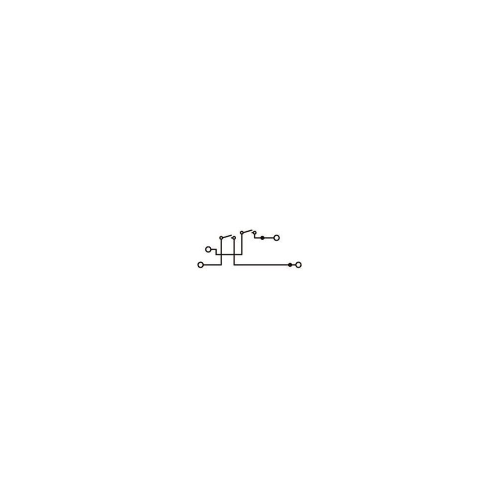 Wago Doppelstock-Doppeltrennklemme 2002-2951, 400V 16A, 0,25-4mm2, 5,2x108x42mm, Grau... WAGO-2002-2951 4055143875196 (Abb. 5)