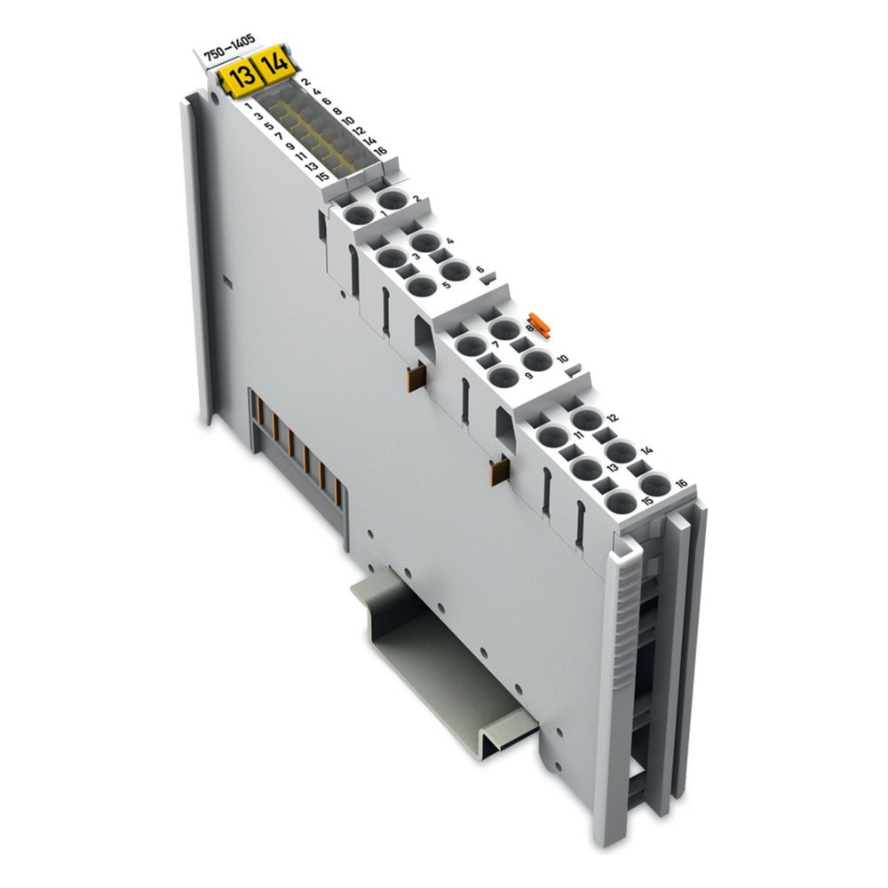 Wago Digitaleingangsmodul 750-1405, 16 Kanäle, 24V DC, 3ms, Polycarbonat/Polyamid 6.6, l... WAGO-750-1405 4045454905590 (Abb. 8)