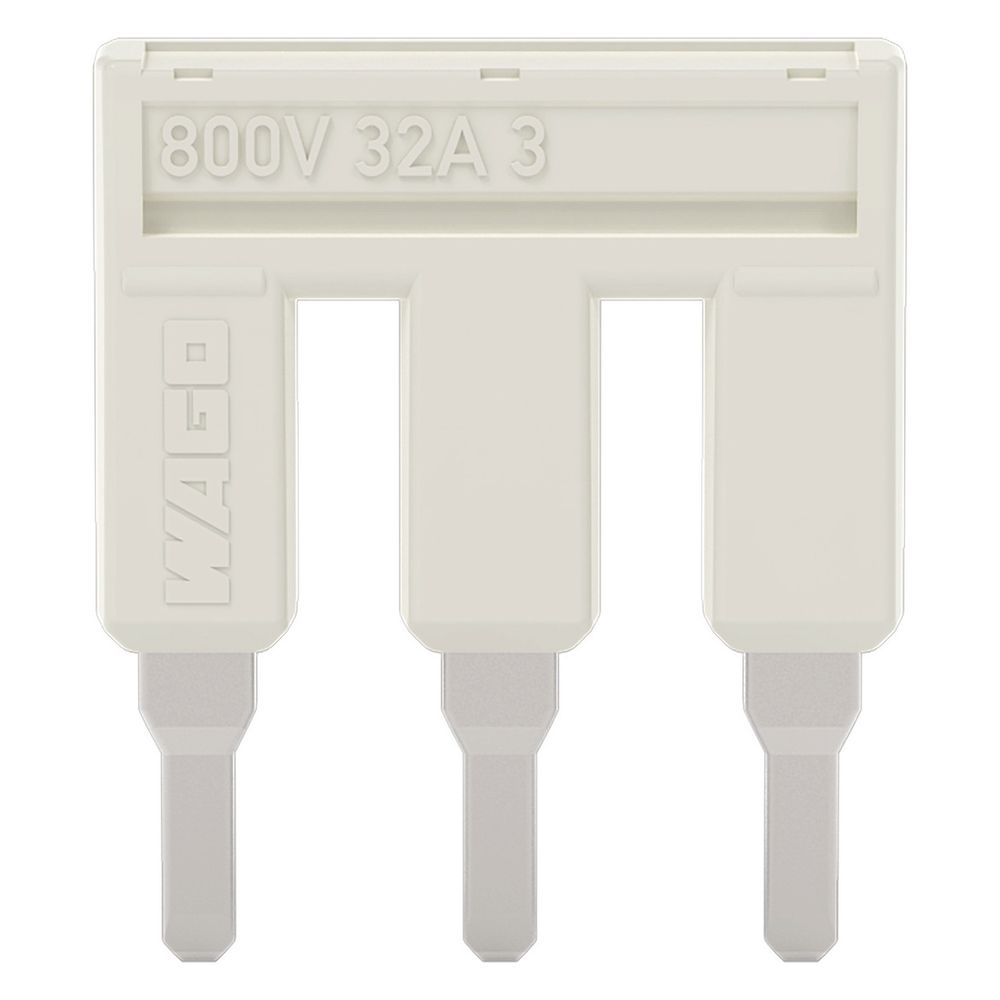 Wago Kammbrücker TOPJOB S 2004-403, 3-fach, 32A, 800V, 6,2mm, Polyamid, Lichtgrau... WAGO-2004-403 4055143699761 (Abb. 7)