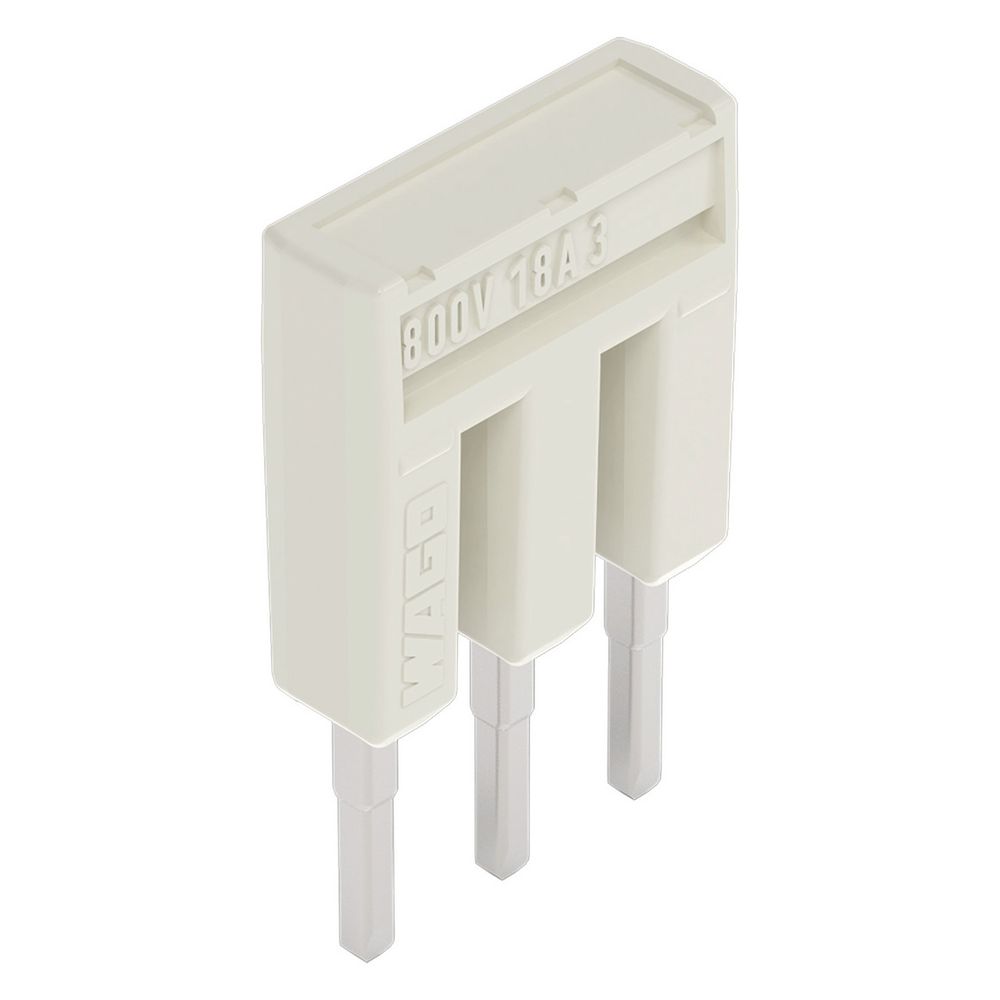 Wago Kammbrücker TOPJOB S 2001, 3-fach, 800V, 18A, Polyamid, lichtgrau, 2001-403... WAGO-2001-403 4055143698436 (Abb. 7)