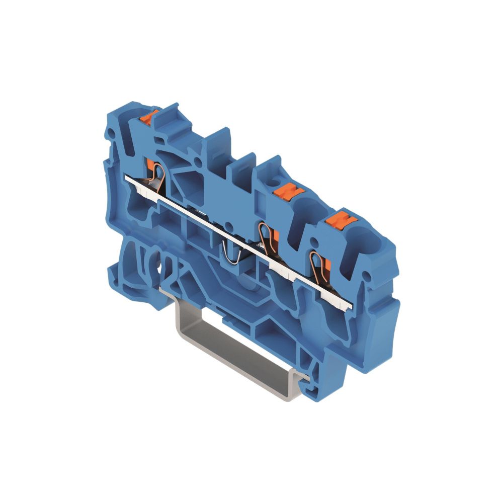 Wago 3-Leiter-Durchgangsklemme TOPJOB S 2202-1304, 2,5mm2, Thermoplast, Blau... WAGO-2202-1304 4055143848558 (Abb. 3)