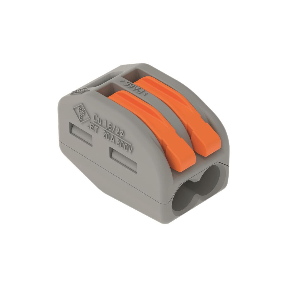 Wago Verbindungsklemme 222 222-412, 0,08-2,5mm2, Grau... WAGO-222-412 4050821346470 (Abb. 2)