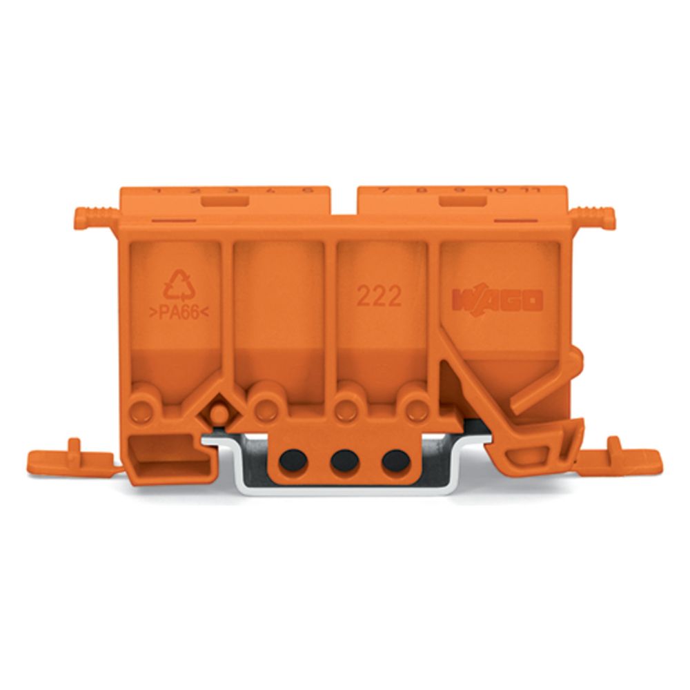 Wago Befestigungsadapter 222 222-500, 25,8x22x65,6mm, Polyamid, orange... WAGO-222-500 4045454714765 (Abb. 3)