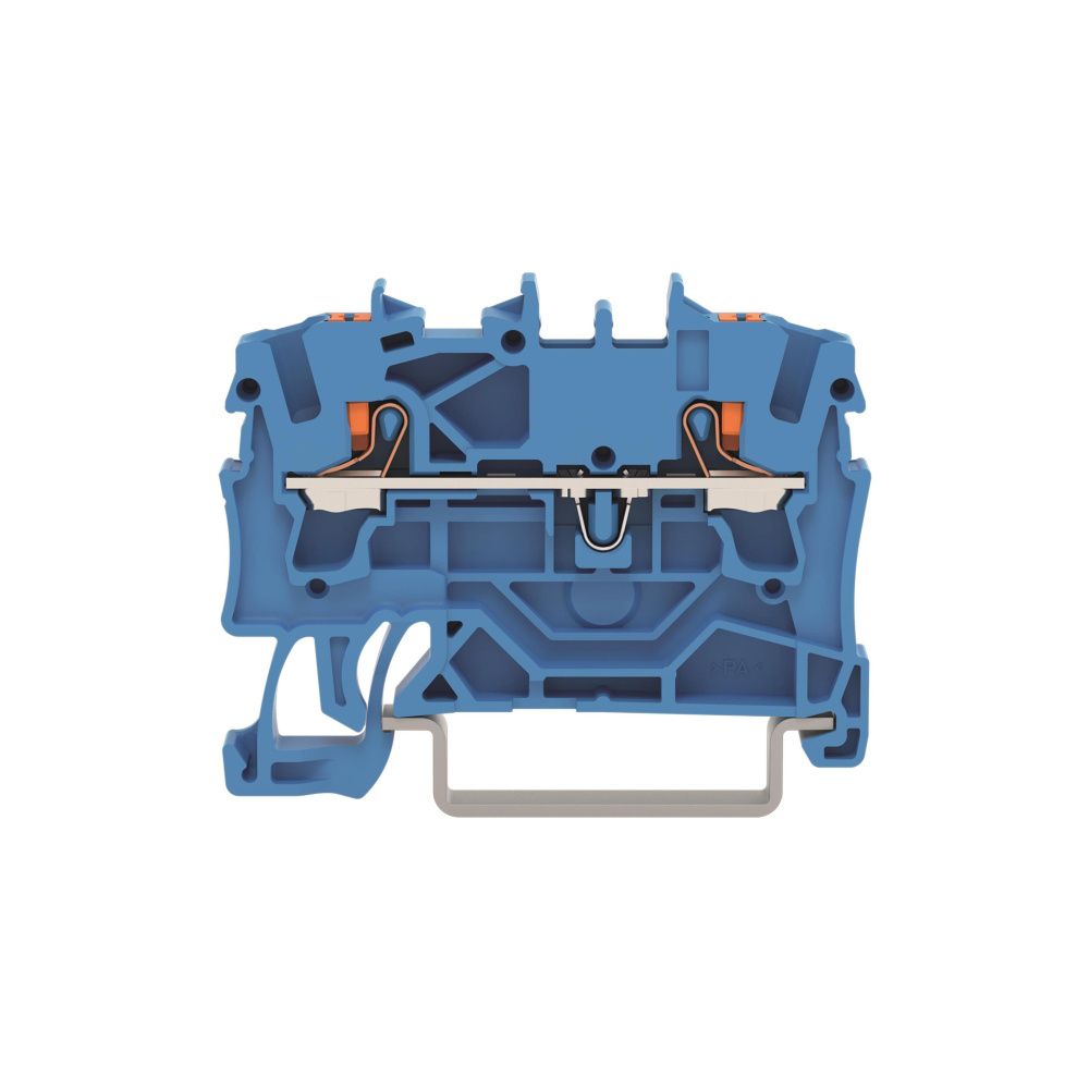 Wago 2-Leiter-Durchgangsklemme TOPJOB S 2202-1204, 2,5mm2, Blau... WAGO-2202-1204 4055143848534 (Abb. 2)