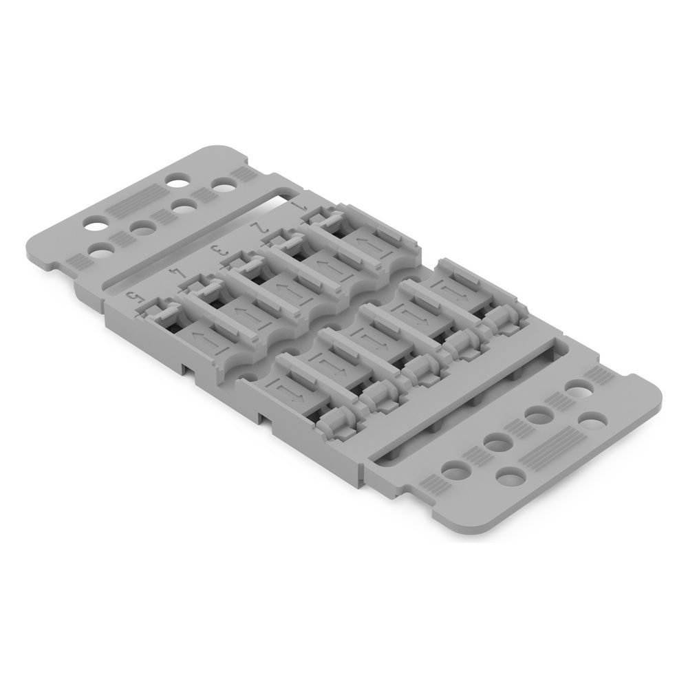 Wago Befestigungsadapter 221-2505, 5-fach, Schraubbefestigung, Polyamid, Grau... WAGO-221-2505 4066966119862 (Abb. 16)