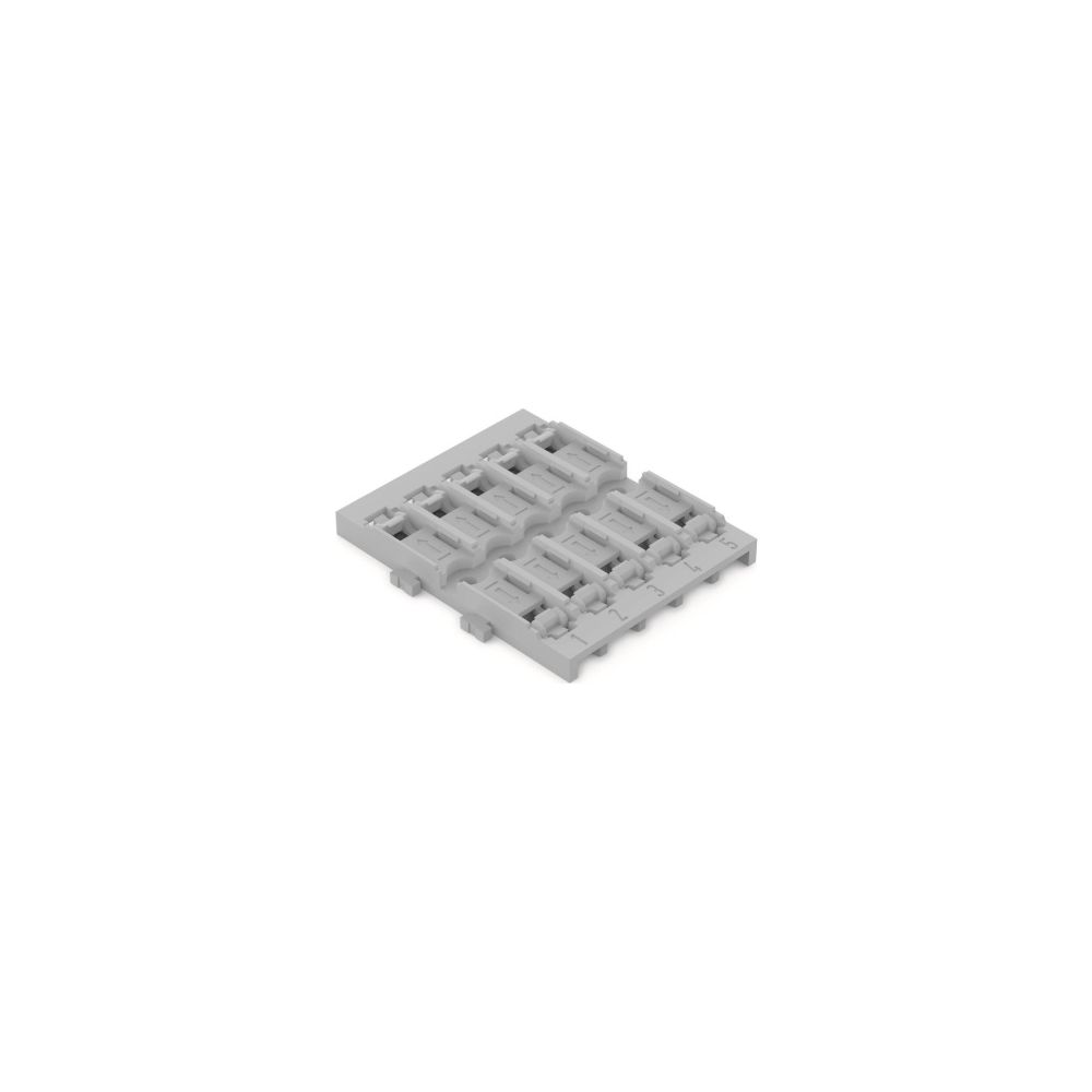 Wago Befestigungsadapter 221-2525, 5-fach, Schraubbefestigung, Polyamid, Grau... WAGO-221-2525 4066966119961 (Abb. 9)