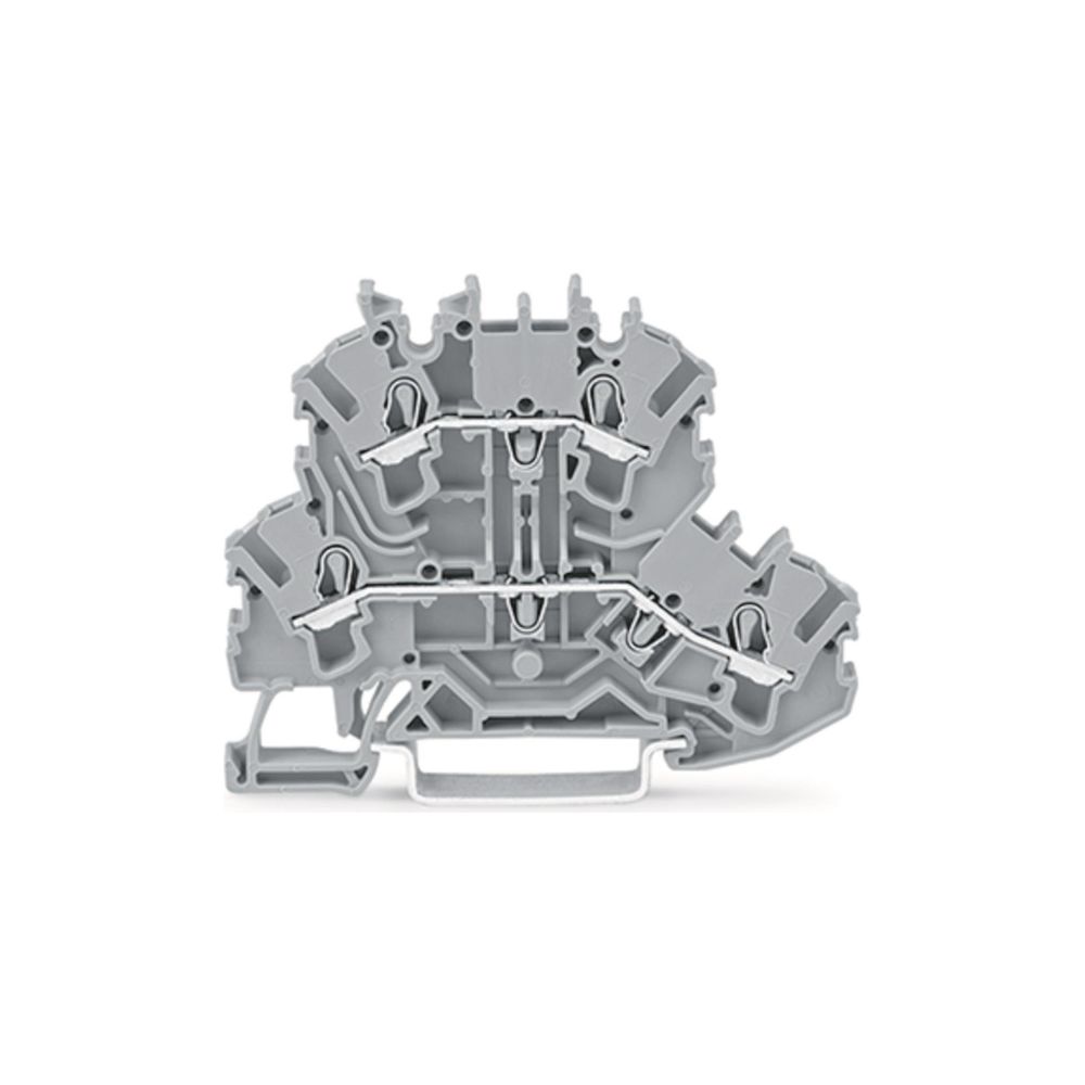 Wago Doppelstockklemme TOPJOB S 2002-2201, 500V 24A 5,2mm, Polyamid, Grau... WAGO-2002-2201 4044918753517 (Abb. 3)