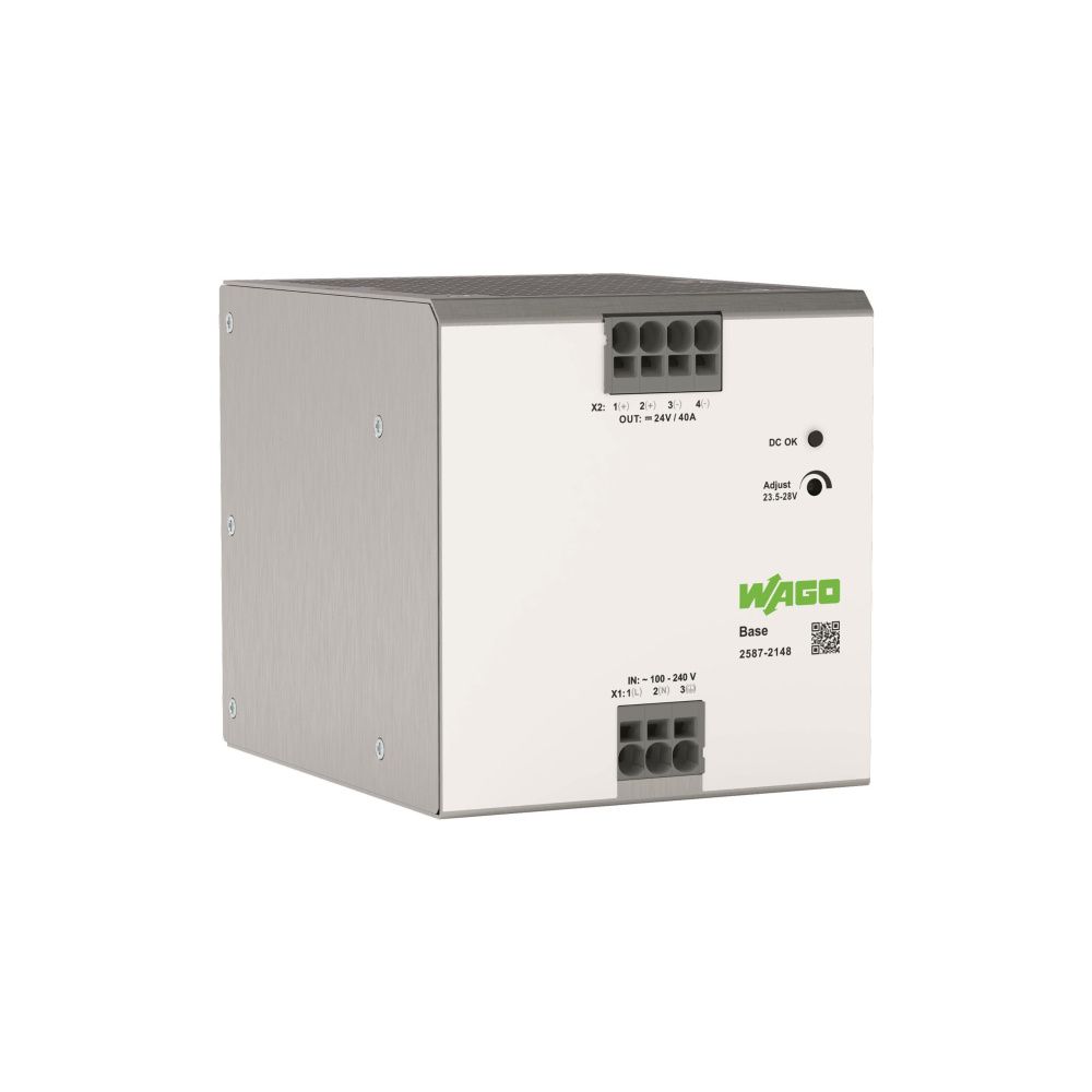 Wago Stromversorgung Base 2587-2148, 24V 40A 960W, 120x125x140mm... WAGO-2587-2148 4066966768053 (Abb. 2)