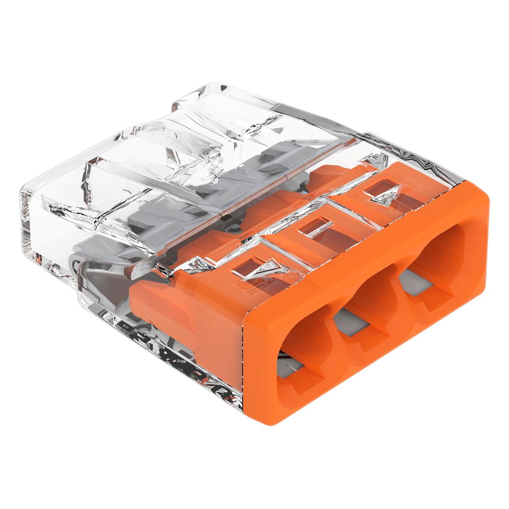 Wago COMPACT-Verbindungsdosenklemme 2273-203, 3-Leiter 0,5-2,5mm2, Polycarbonat, Transp... WAGO-2273-203 4050821027850 (Abb. 13)