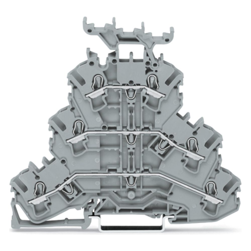 Wago Dreistockklemme TOPJOB S 2002-3231, 500V 24A 5,2mm, Polyamid, grau... WAGO-2002-3231 4044918989756 (Abb. 3)