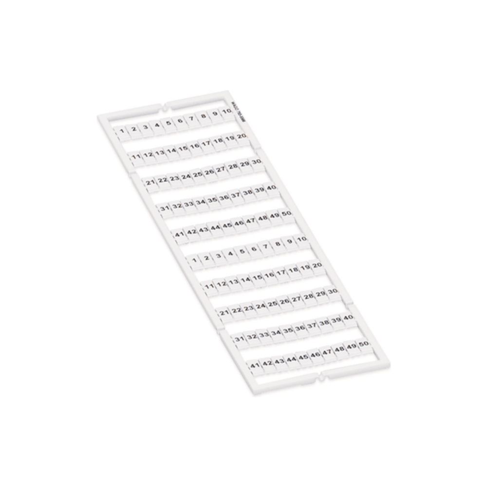 Wago WMB-Beschriftungskarte 793-5566, 5-5,2mm, 1-50, weiß... WAGO-793-5566 4044918805841 (Abb. 3)
