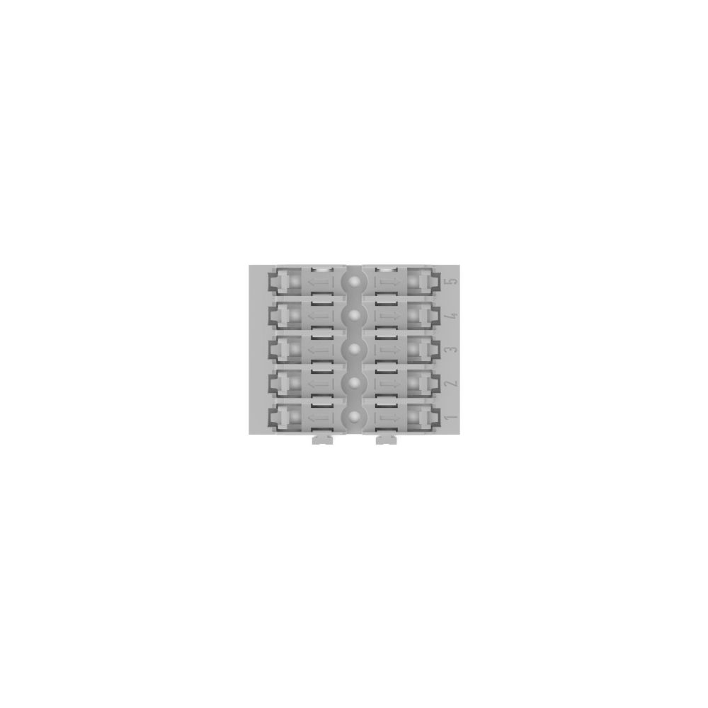 Wago Befestigungsadapter 221-2525, 5-fach, Schraubbefestigung, Polyamid, Grau... WAGO-221-2525 4066966119961 (Abb. 12)