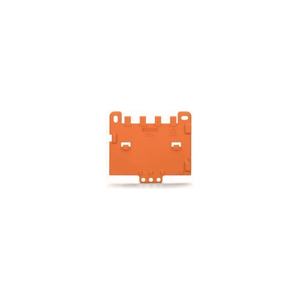 Wago Zugentlastungsplatte 222-505, für Befestigungsadapter Serie 221 oder 222, Orange... WAGO-222-505 4045454714789 (Abb. 3)