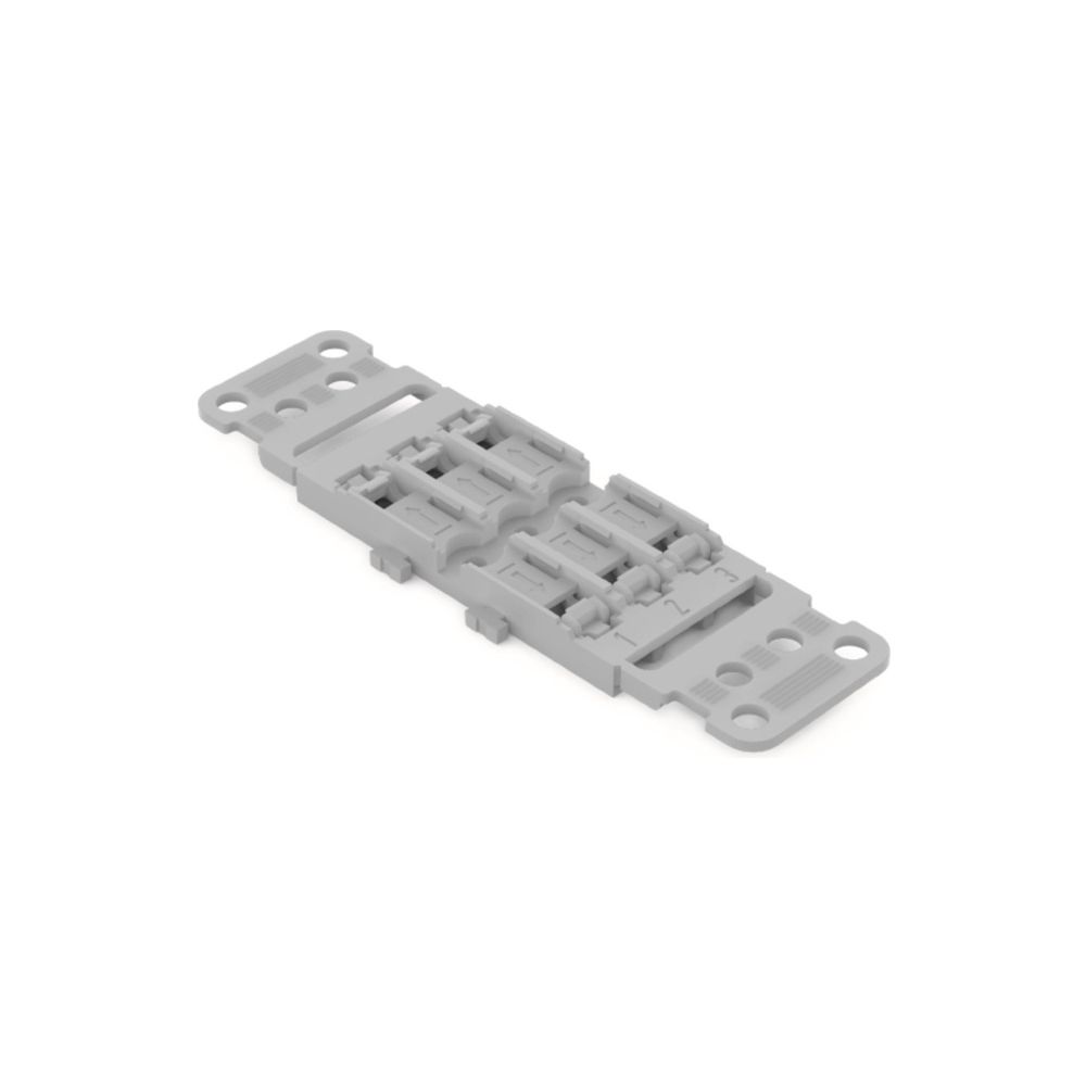 Wago Befestigungsadapter 221-2503, 3-fach, Schraubbefestigung, Polyamid, Grau... WAGO-221-2503 4066966119848 (Abb. 3)