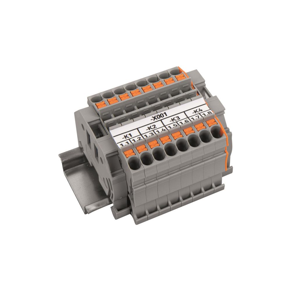 Wago Relaisklemmenleiste 821-500, 800V 24A, Thermoplast, Grau... WAGO-821-500 4066966654103 (Abb. 2)