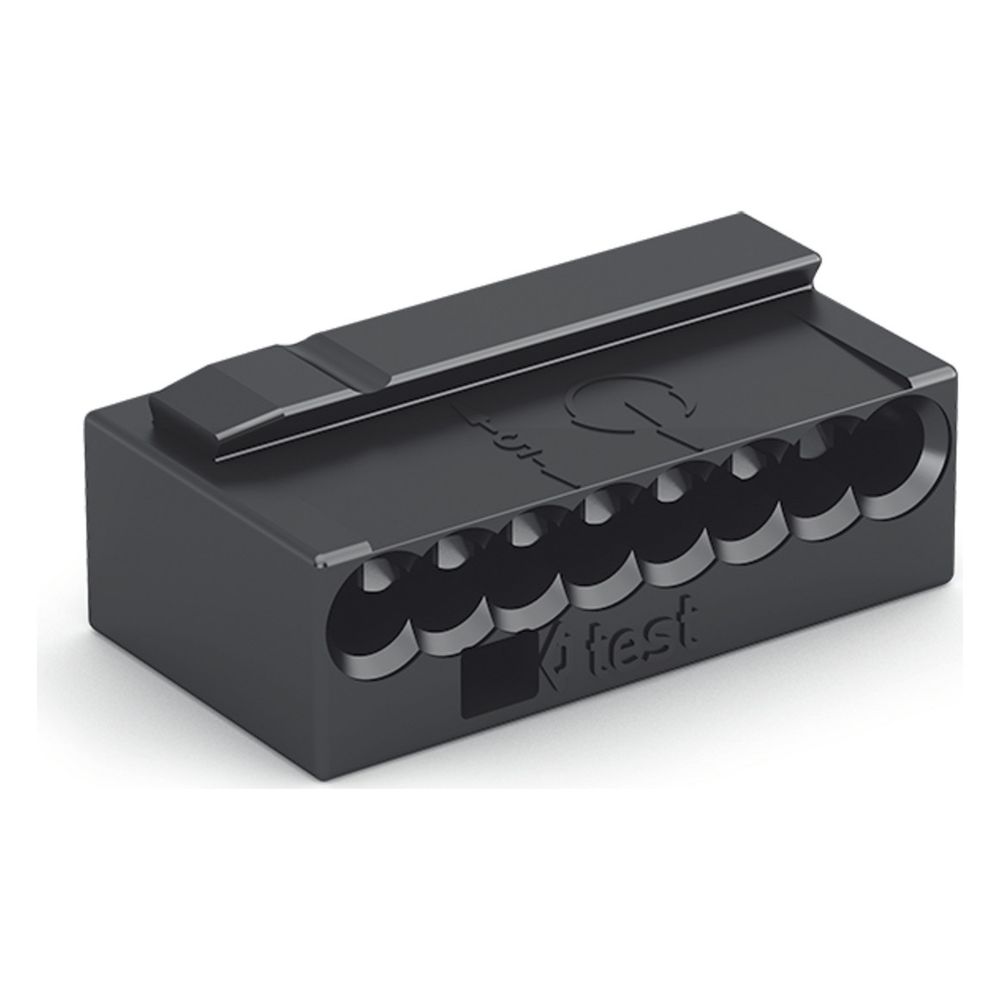 Wago MICRO-Verbindungsdosenklemme 243 243-208, 8-Leiter 0,6-0,8mm, Dunkelgrau... WAGO-243-208 4044918502634 (Abb. 12)