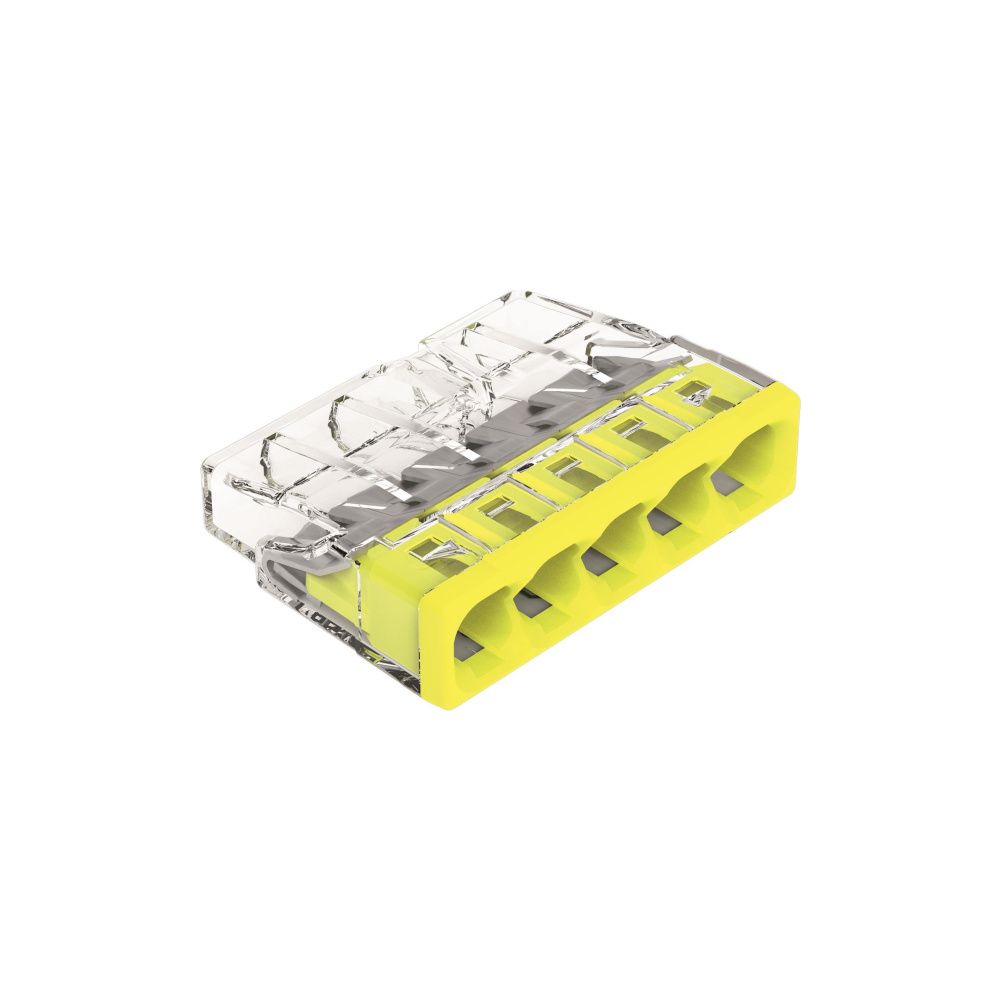 Wago COMPACT-Verbindungsdosenklemme 2273 2273-205, 5-Leiter 0,5-2,5mm2, Polycarbonat, Ge... WAGO-2273-205 4050821027874 (Abb. 3)