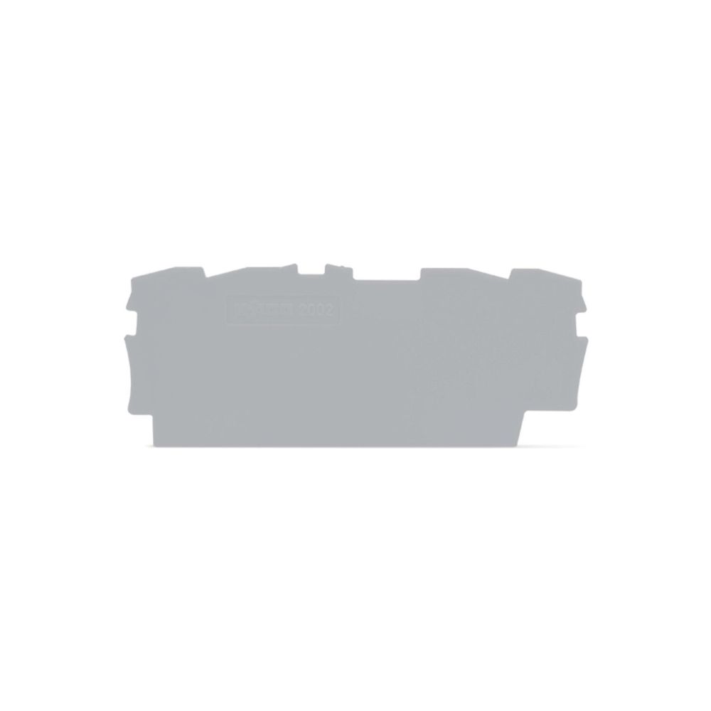 Wago Abschluss- und Zwischenplatte TOPJOB S 2002-1491, 0,8mm, Polyamid, Grau... WAGO-2002-1491 4055143234238 (Abb. 2)