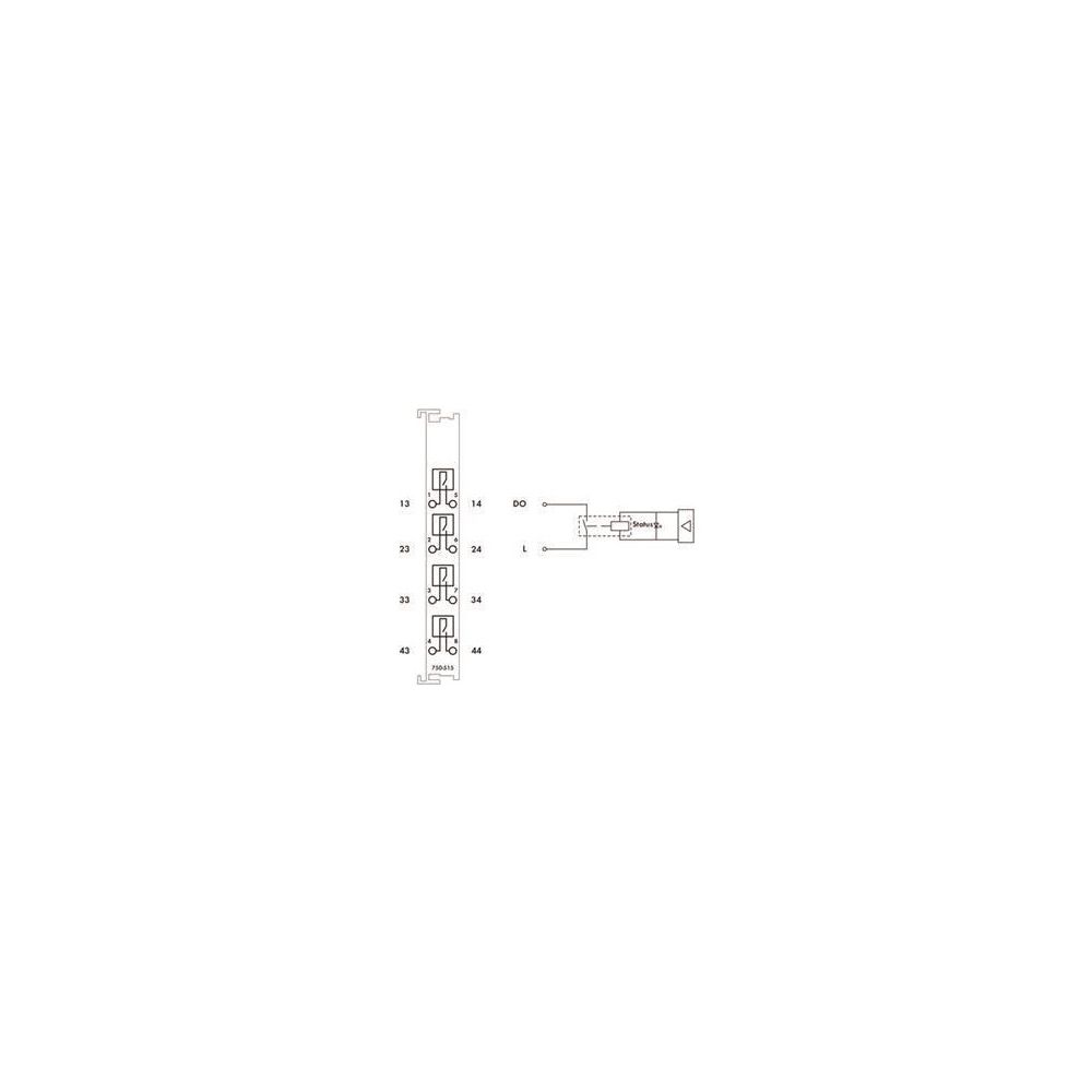 Wago 4-Kanal-Relaisausgang 750-515, 250V, 2A, 100x12x67,8mm... WAGO-750-515 4055143512831 (Abb. 10)