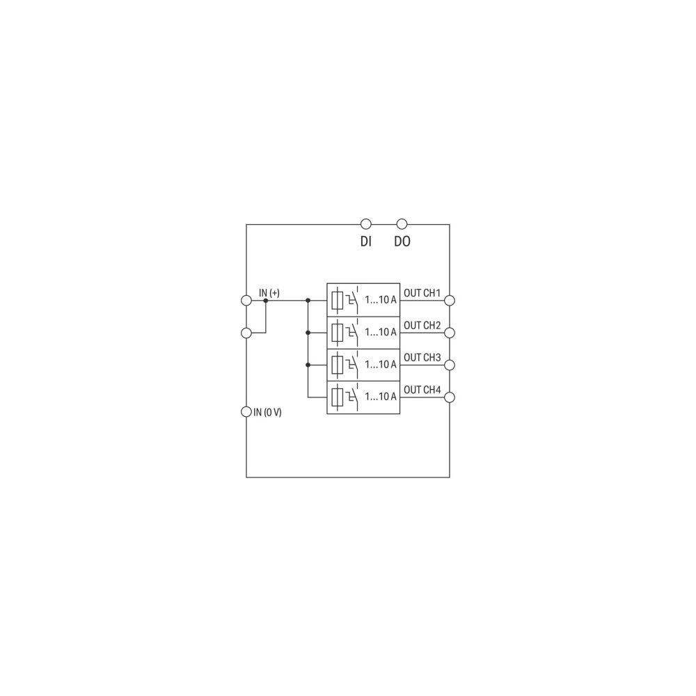 Wago Elektronischer Schutzschalter 787-3664, 4-kanalig 1-10A, 95x32x117,5mm... WAGO-787-3664 4066966493764 (Abb. 11)