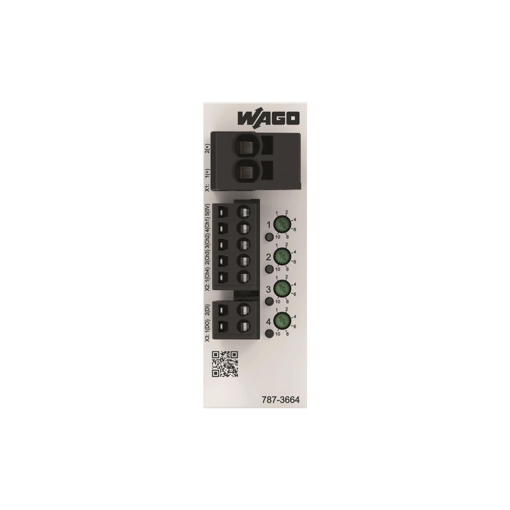 Wago Elektronischer Schutzschalter 787-3664, 4-kanalig 1-10A, 95x32x117,5mm... WAGO-787-3664 4066966493764 (Abb. 9)