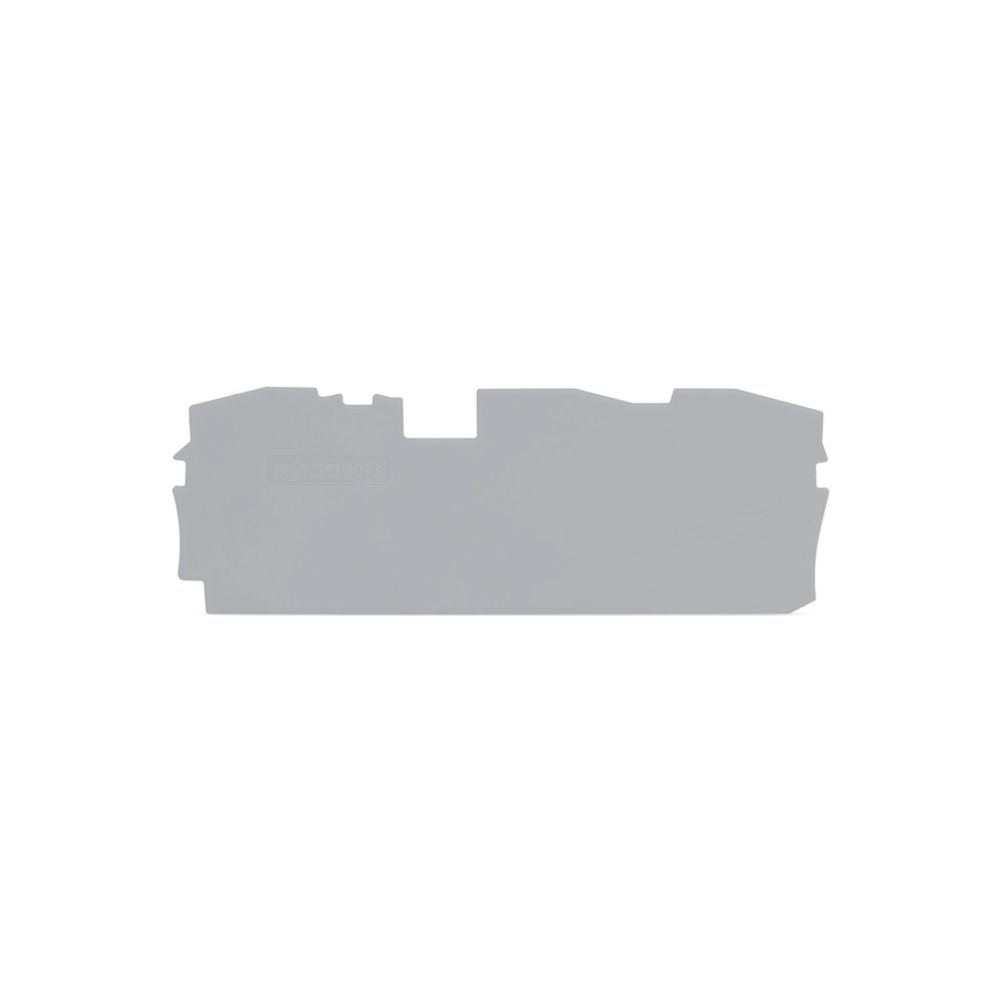 Wago Abschluss- und Zwischenplatte 2016-1391, 1mm, Grau... WAGO-2016-1391 4044918121859 (Abb. 2)