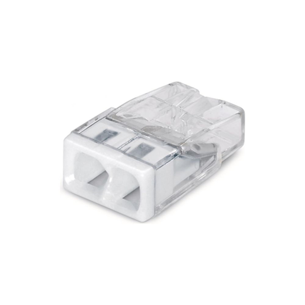 Wago Verbindungsdosenklemme 2273 2273-202, 0,5-2,5mm2, Polycarbonat, Transparent/Weiß... WAGO-2273-202 4050821027843 (Abb. 10)