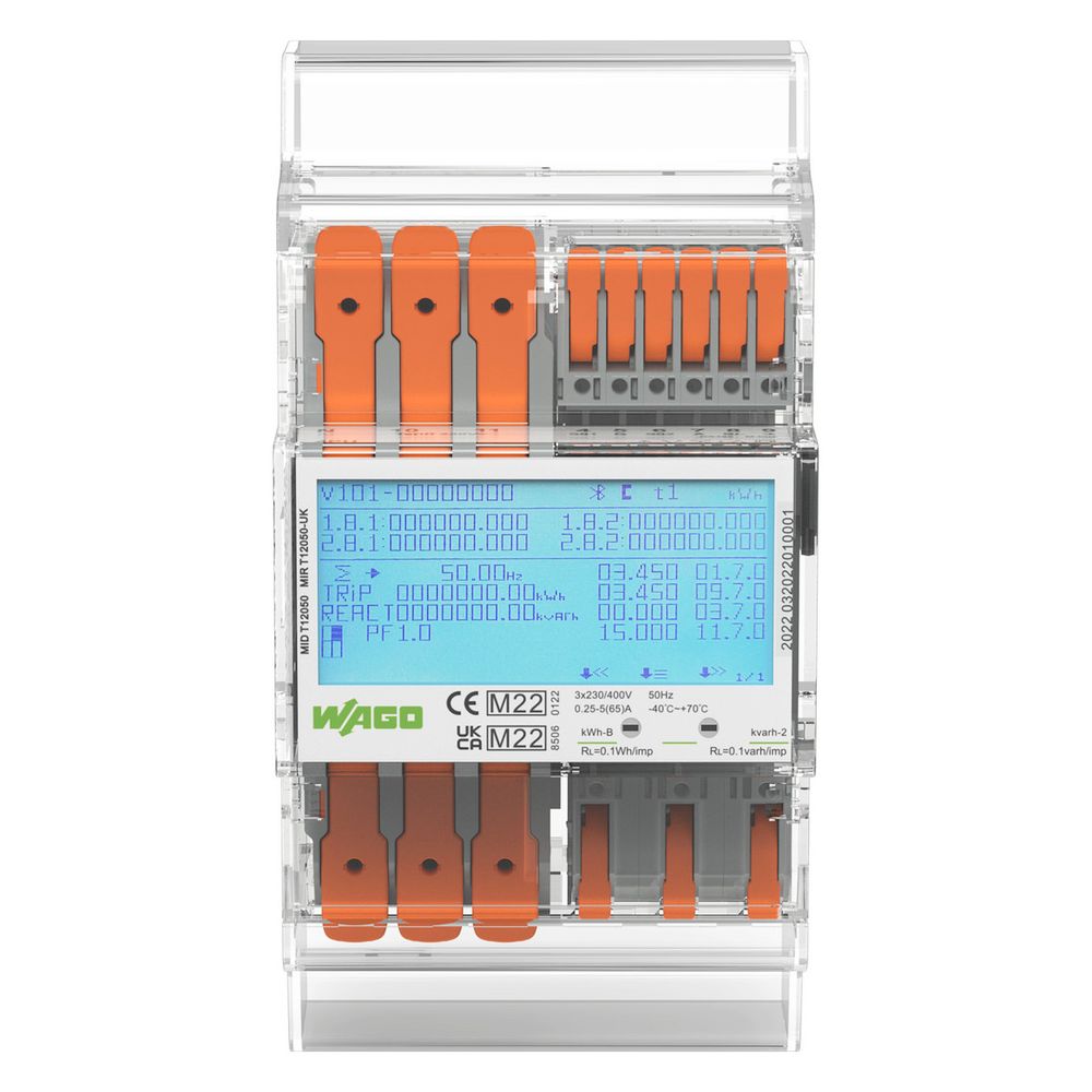 Wago Energiezähler 879-3020, 65A, 3x230/400V, Modbus/M-Bus, PC 940 A... WAGO-879-3020 4066966125412 (Abb. 10)
