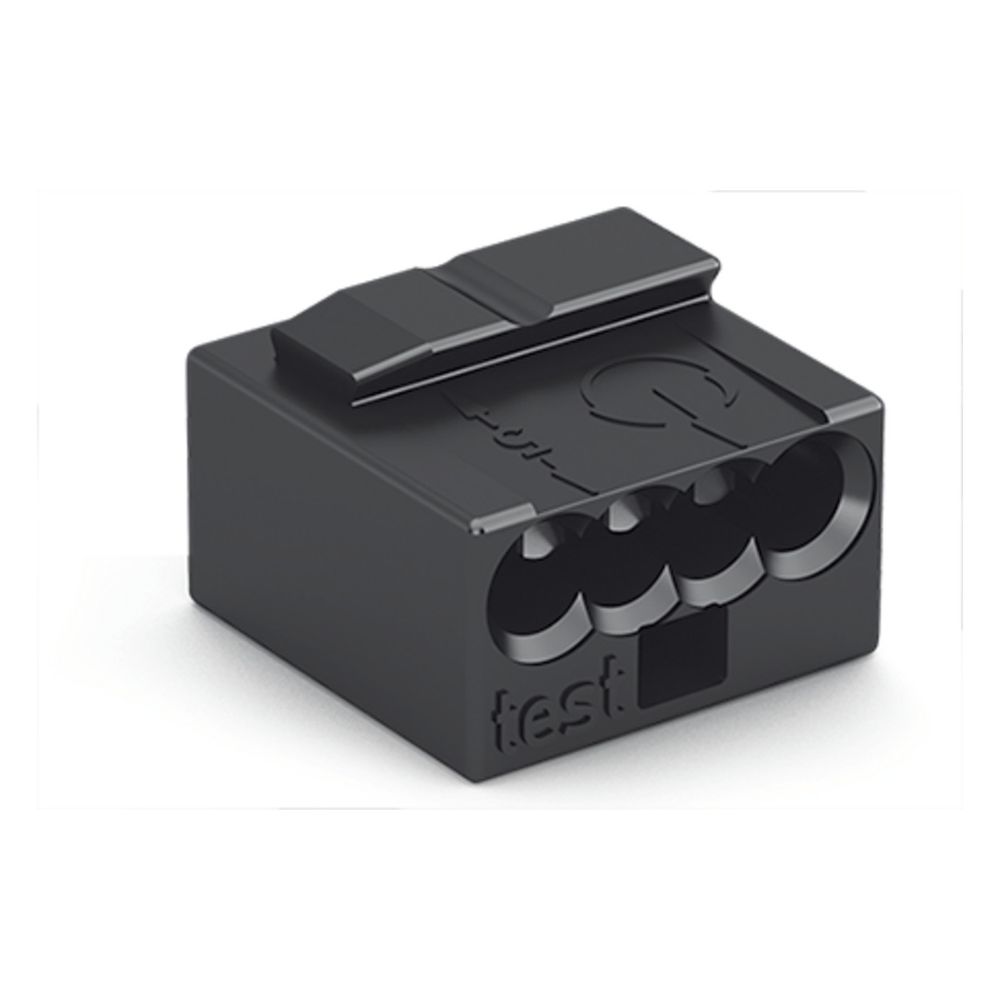 Wago Verbindungsdosenklemme 243 243-204, 4-Leiter 0,6-0,8mm, Dunkelgrau... WAGO-243-204 4044918440585 (Abb. 7)