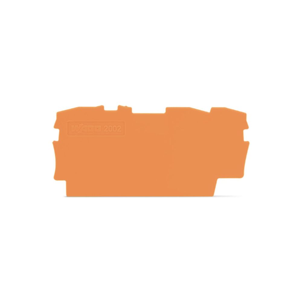 Wago Abschluss- und Zwischenplatte TOPJOB S 2002-1392, 0,8 mm, Polyamid, Orange... WAGO-2002-1392 4055143234221 (Abb. 2)