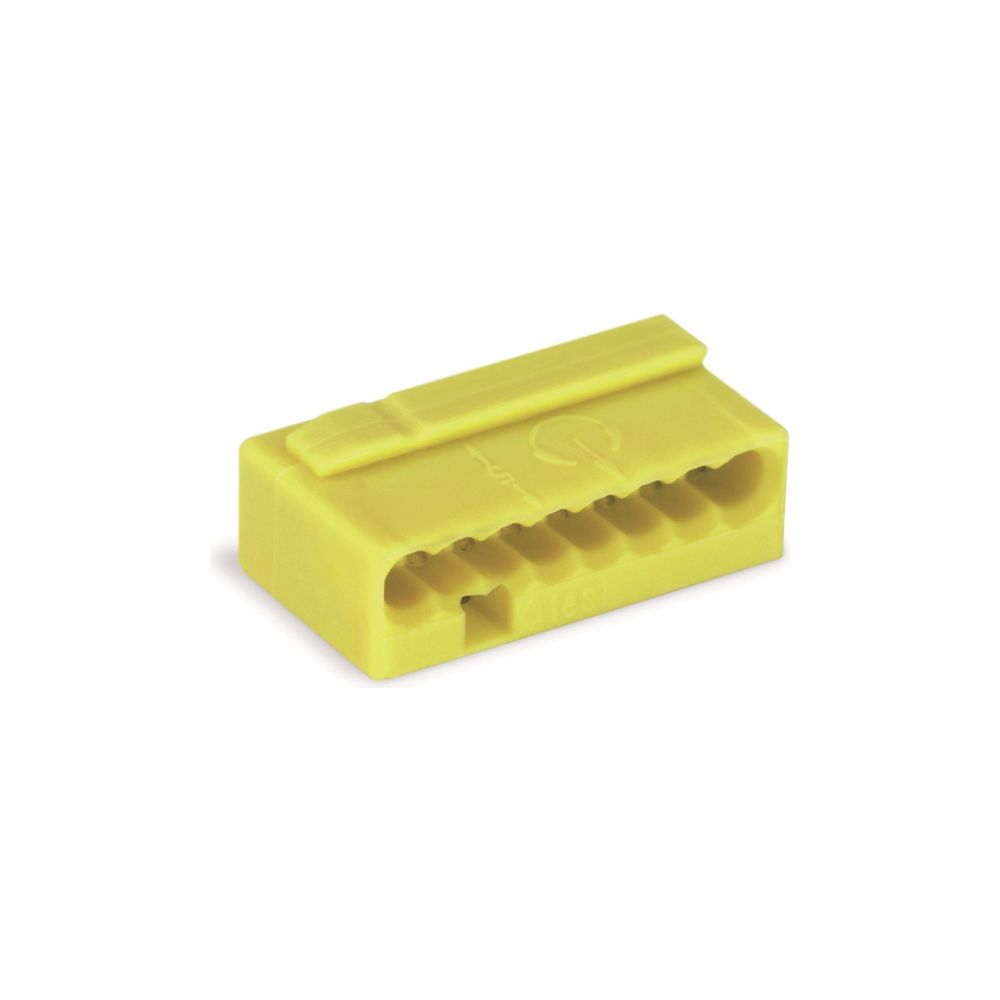 Wago Verbindungsdosenklemme 243 243-508, 8-Leiter 0,6-0,8mm, Gelb, 1 Stück... WAGO-243-508 4044918502726 (Abb. 8)