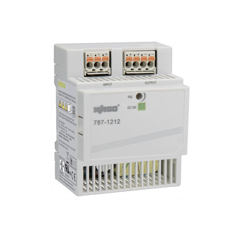Wago Stromversorgung COMPACT Power 787-1212, 60W 24V 2,5A, Federzuganschluss... WAGO-787-1212 4055143908016 (Abb. 6)