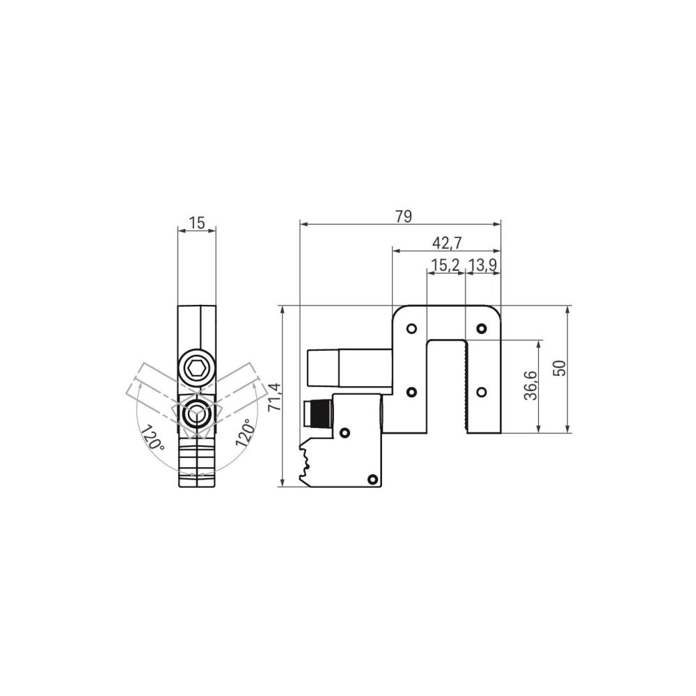 Wago Potentialabgriff 855-8015, 400V, 4-15mm Schienendicke... WAGO-855-8015 4055143720076 (Abb. 3)
