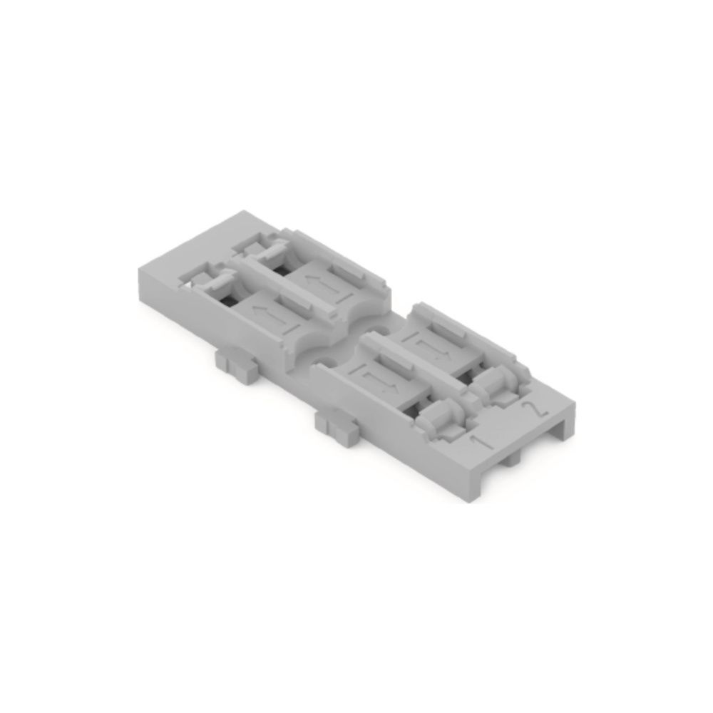 Wago Befestigungsadapter Serie 221 221-2522, 2-fach, Schraubbefestigung, Polyamid, Grau,... WAGO-221-2522 4066966119930 (Abb. 5)