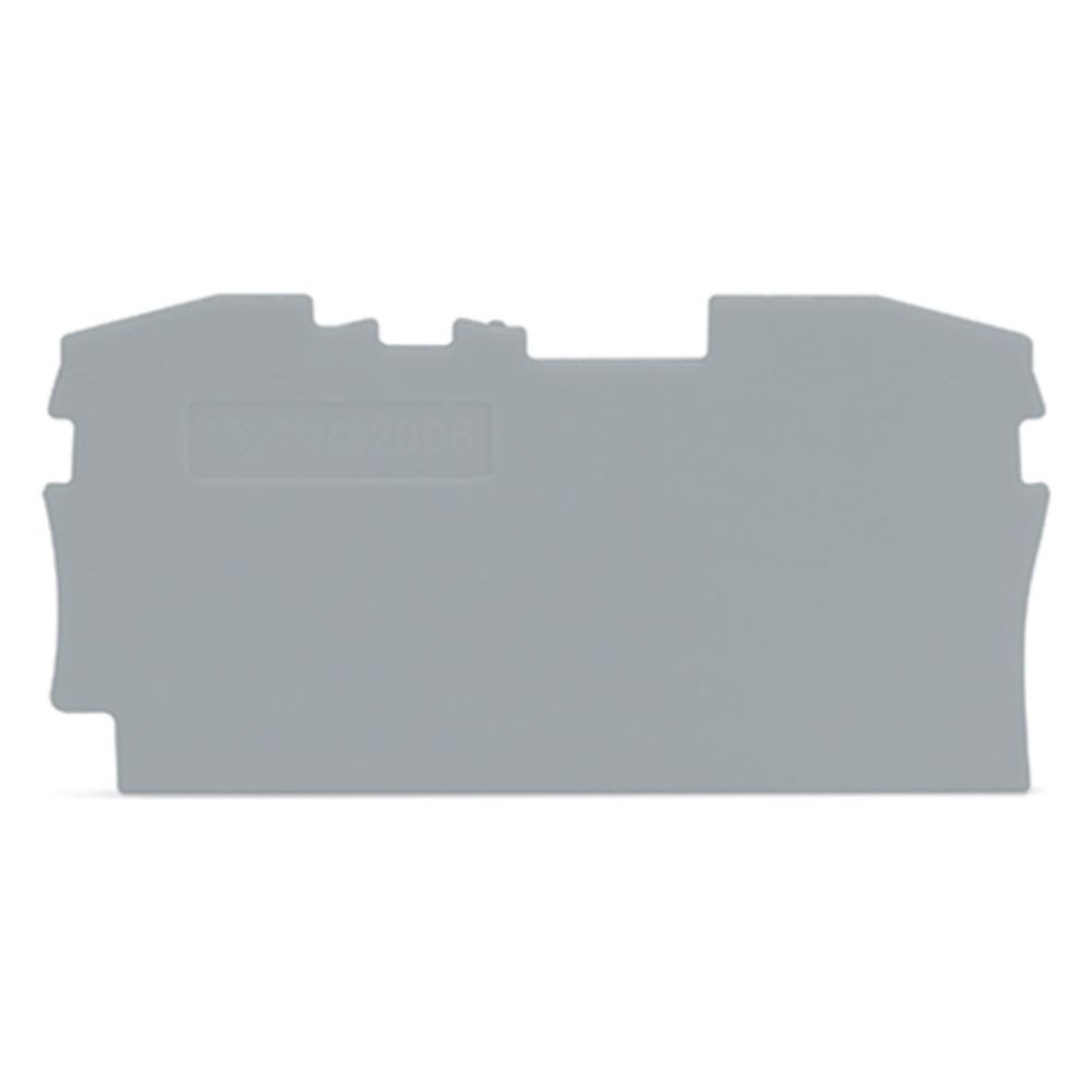 Wago Abschluss- und Zwischenplatte TOPJOB S 2006-1291, 1mm, Polyamid, Grau... WAGO-2006-1291 4017332072595 (Abb. 6)
