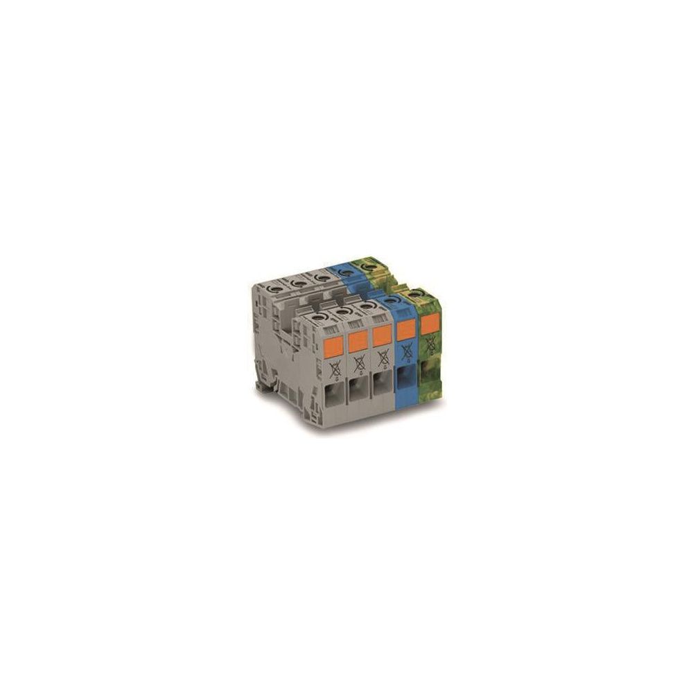 Wago Drehstromset 285-139, 35mm2, 125A, 1000V, Federzuganschluss, Mehrfarbig... WAGO-285-139 4045454584252 (Abb. 4)