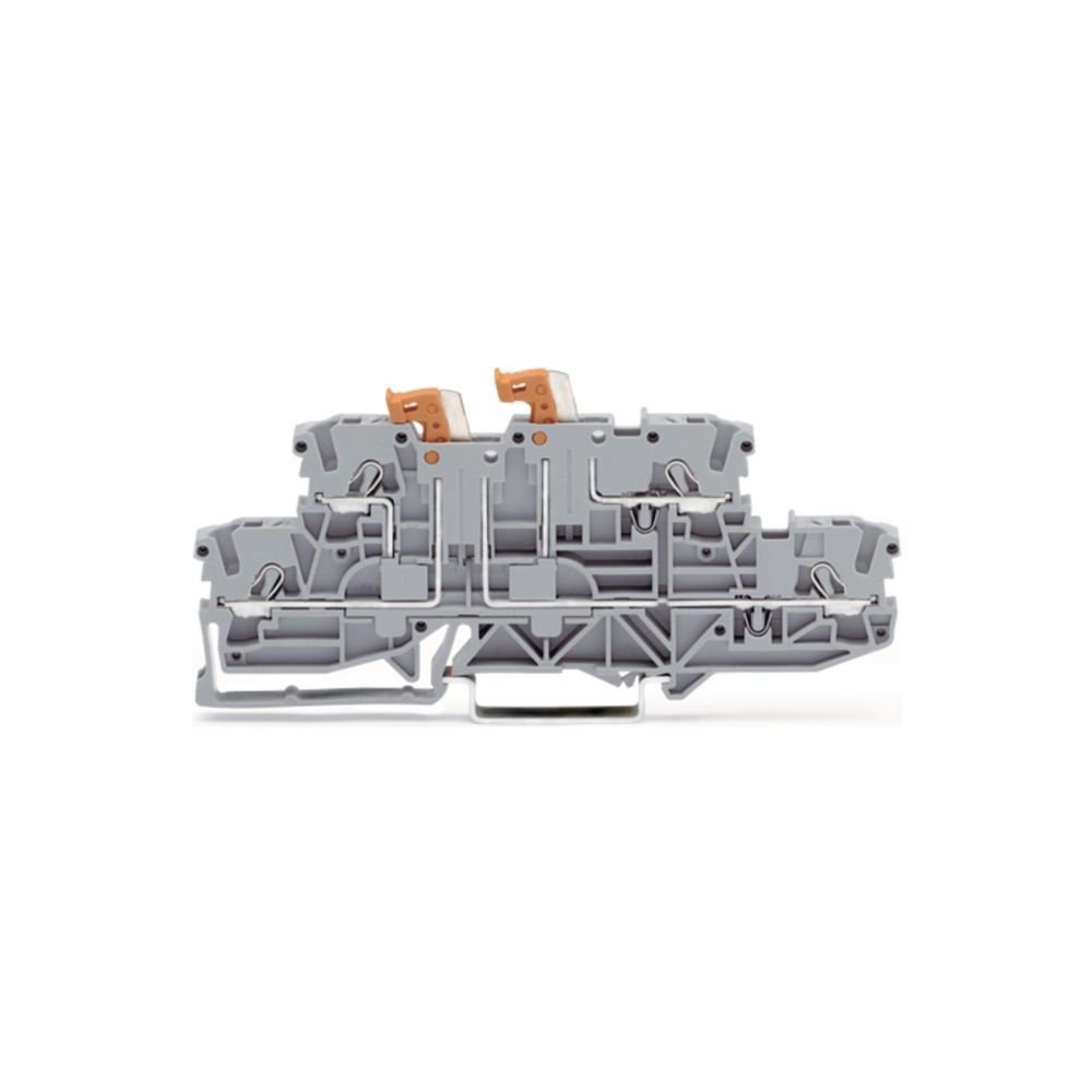 Wago Doppelstock-Doppeltrennklemme 2002-2951, 400V 16A, 0,25-4mm2, 5,2x108x42mm, Grau... WAGO-2002-2951 4055143875196 (Abb. 2)