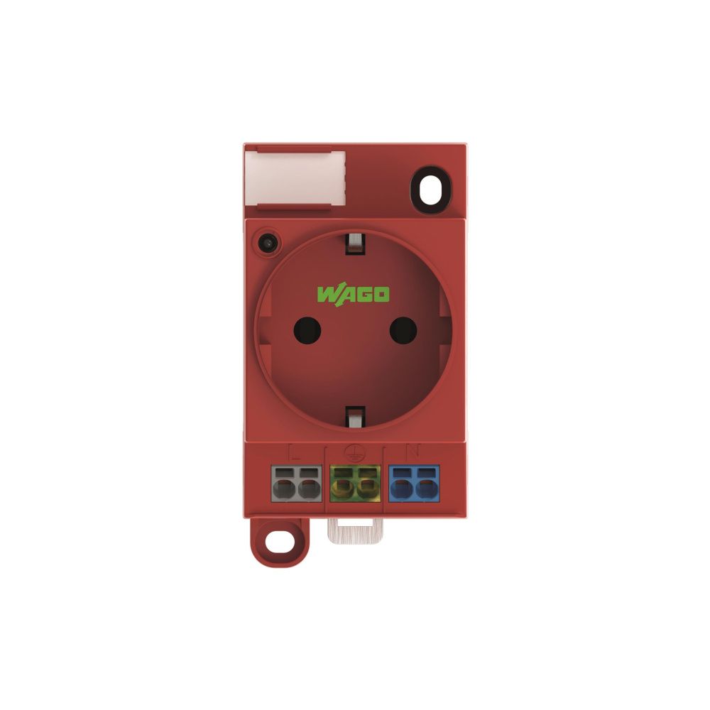 Wago Schaltschrank-Steckdose 709-583, 250V 16A, Polyamid, Rot... WAGO-709-583 4055143718301 (Abb. 7)