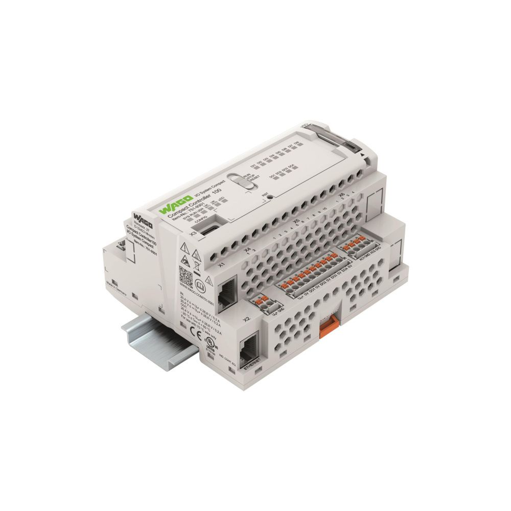 Wago Compact Controller 751-9301, 8DI 4DO 2AI 2AO 2NI1K/PT1K 1RS485 2xETHERNET, Polycarb... WAGO-751-9301 4066966192865 (Abb. 2)