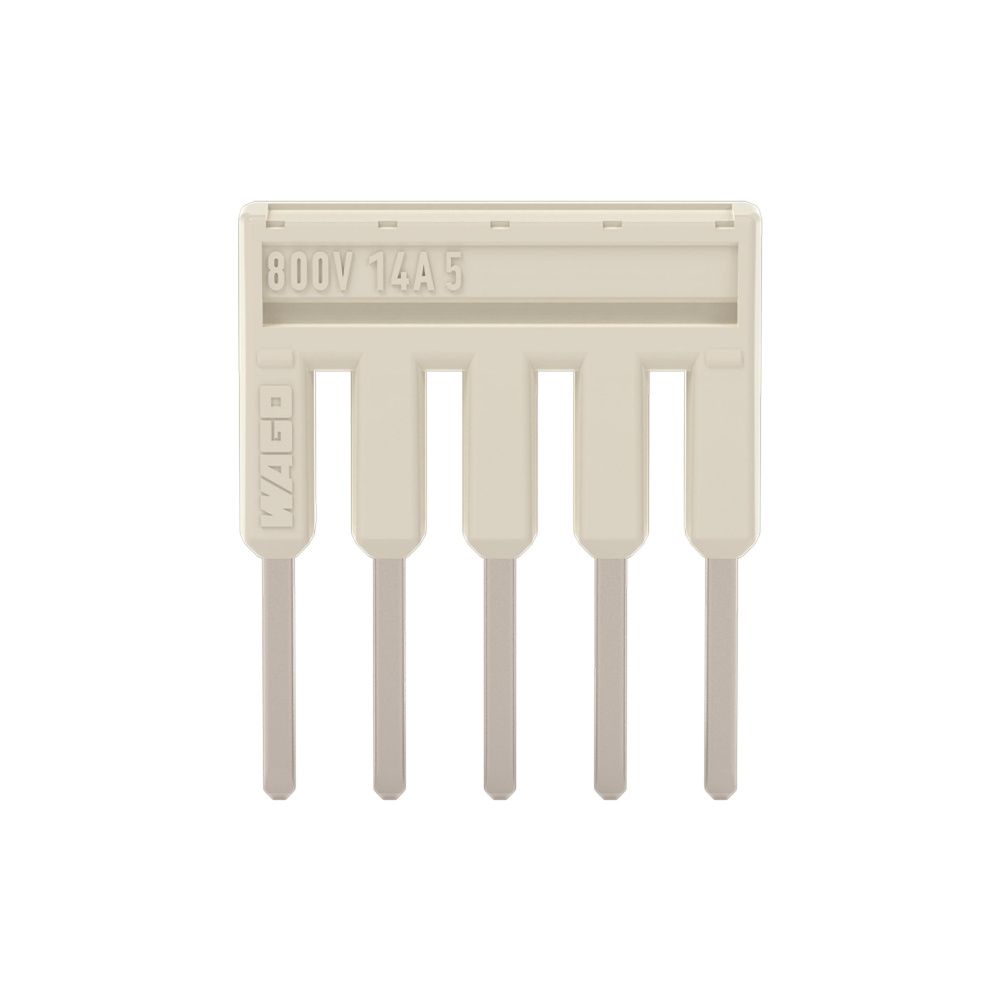 Wago Querverbinder 2000-405, 5-fach, 800V, 14A, 3,5mm Raster, isoliert, Lichtgrau... WAGO-2000-405 4055143695633 (Abb. 6)