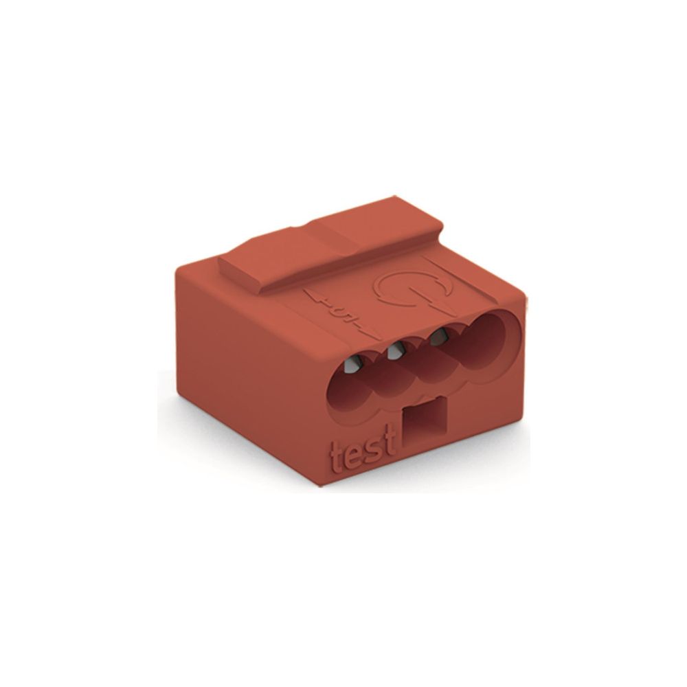 Wago Verbindungsdosenklemme 243 243-804, 4-Leiter 0,6-0,8mm, Rot... WAGO-243-804 4044918441025 (Abb. 5)
