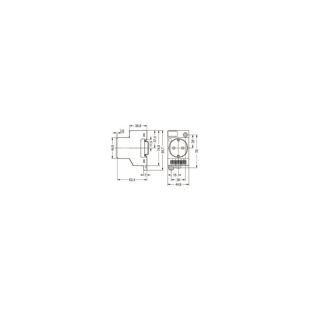 Wago Schaltschrank-Steckdose 709-583, 250V 16A, Polyamid, Rot... WAGO-709-583 4055143718301 (Abb. 11)