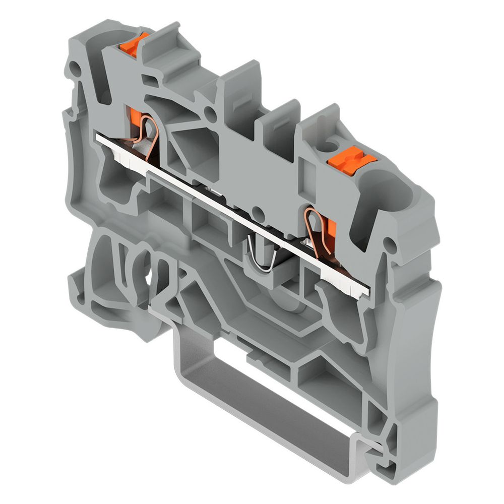 Wago 2-Leiter-Durchgangsklemme 2202 2202-1201, 2,5mm2, Polyamid, grau... WAGO-2202-1201 4055143848497 (Abb. 6)