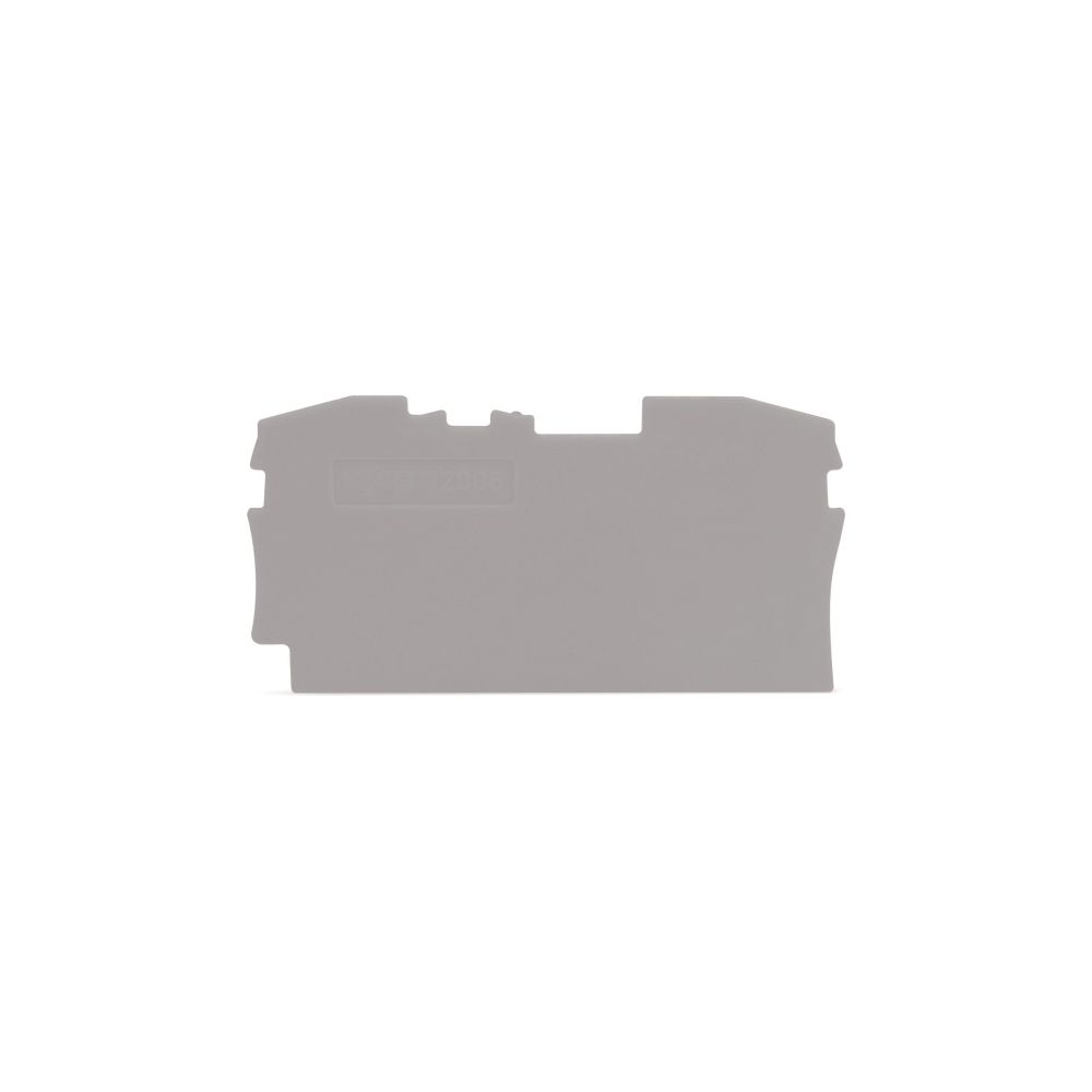 Wago Abschluss- und Zwischenplatte TOPJOB S 2006-1291, 1mm, Polyamid, Grau... WAGO-2006-1291 4017332072595 (Abb. 3)
