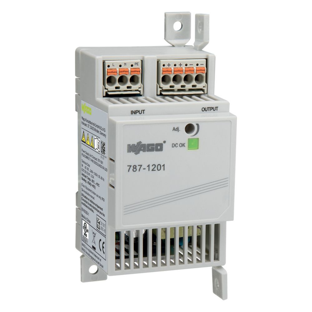 Wago Stromversorgung Compact 787-1201, 1-phasig 30W 12V 2,5A, 90x54x56mm... WAGO-787-1201 4055143863308 (Abb. 2)