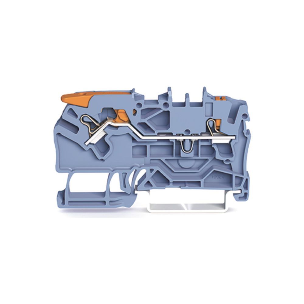 Wago 2-Leiter-Durchgangsklemme TOPJOB S 2102-5204, 2,5mm2, Thermoplast, Blau... WAGO-2102-5204 4055143741866 (Abb. 2)