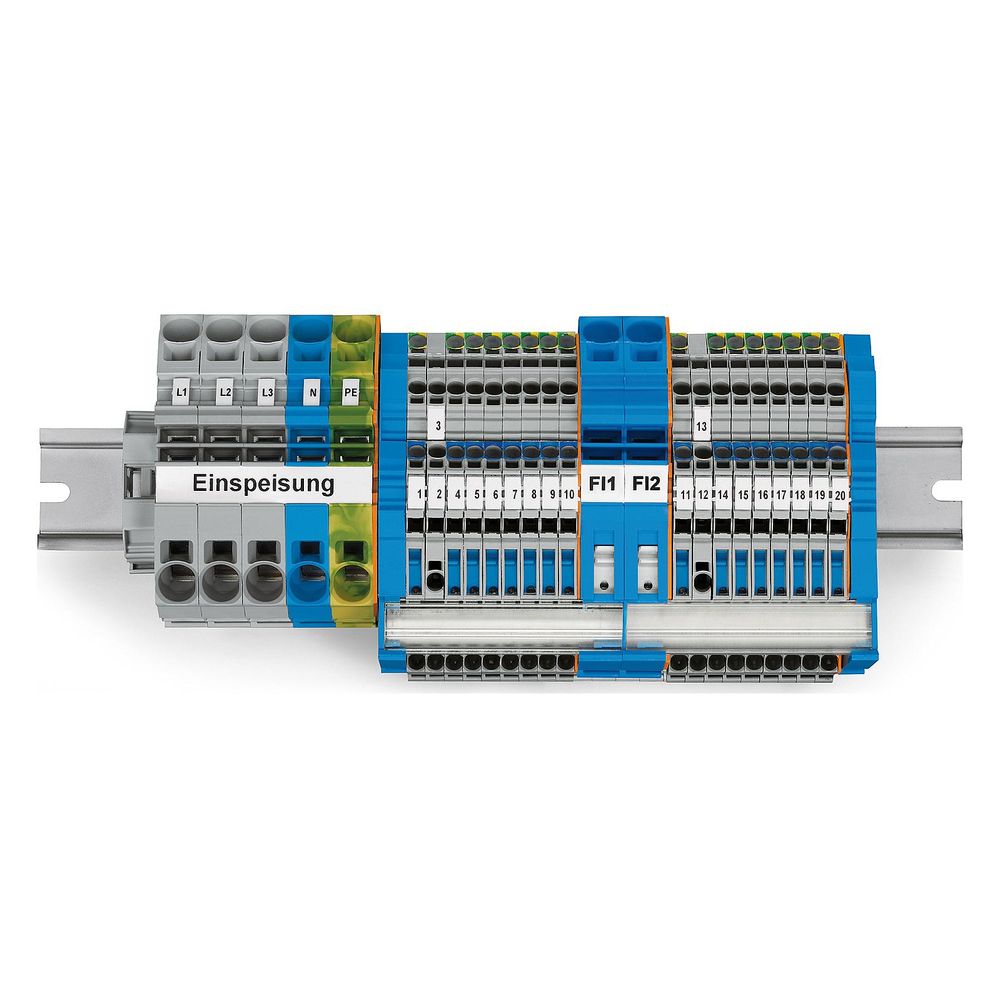 Wago Hauptverteiler-Set TOPJOB S 821-122, Hutschiene TH35, Thermoplast, Sonstige... WAGO-821-122 4045454962272 (Abb. 2)