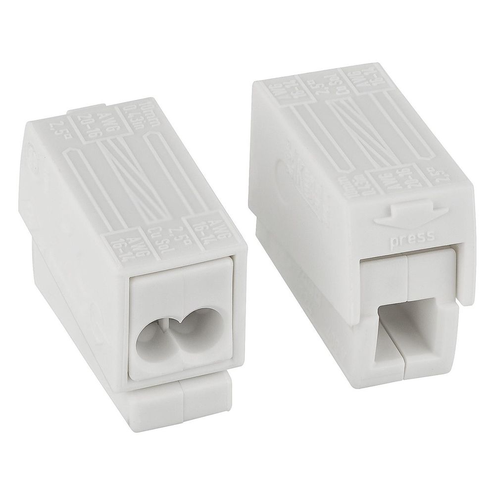 Wago Leuchtenklemme 224 224-112, 400V 24A, weiß, 224-112... WAGO-224-112 4044918583596 (Abb. 2)