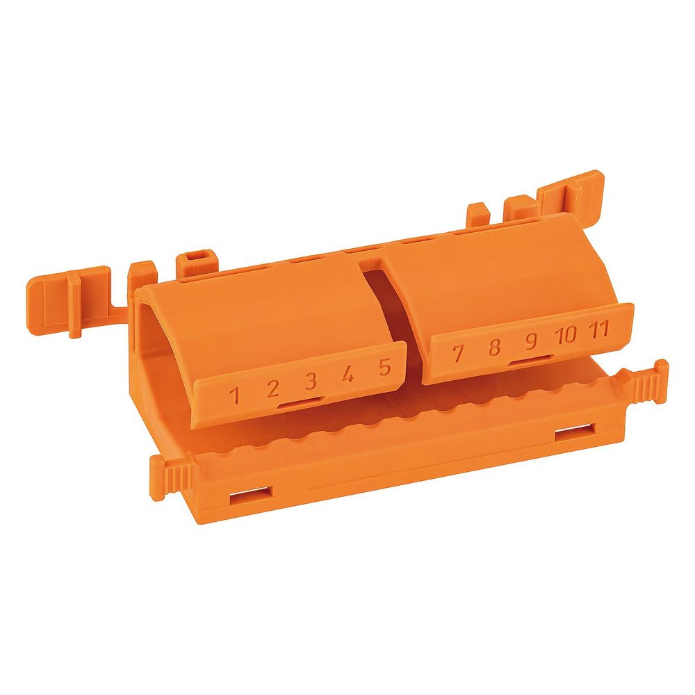 Wago Befestigungsadapter 222 222-500, 25,8x22x65,6mm, Polyamid, orange... WAGO-222-500 4045454714765 (Abb. 2)